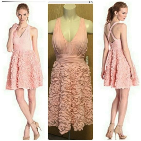 Aidan Mattox Dresses & Skirts - AIDAN Mattox Halter Party Dress with Roset…